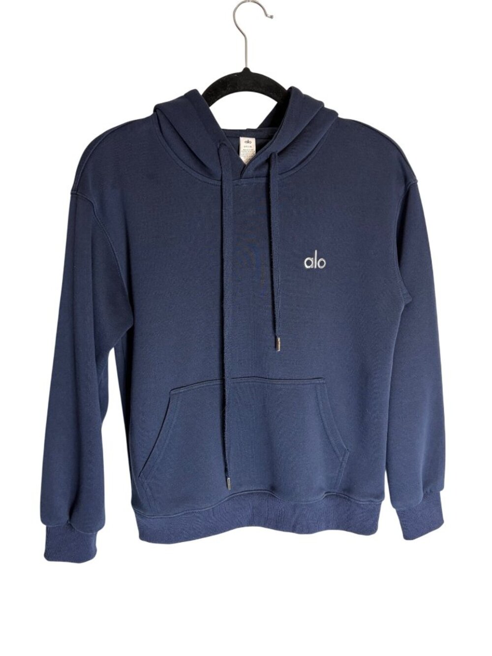 Alo Yoga Accolade Hoodie Navy Blue-sz Small